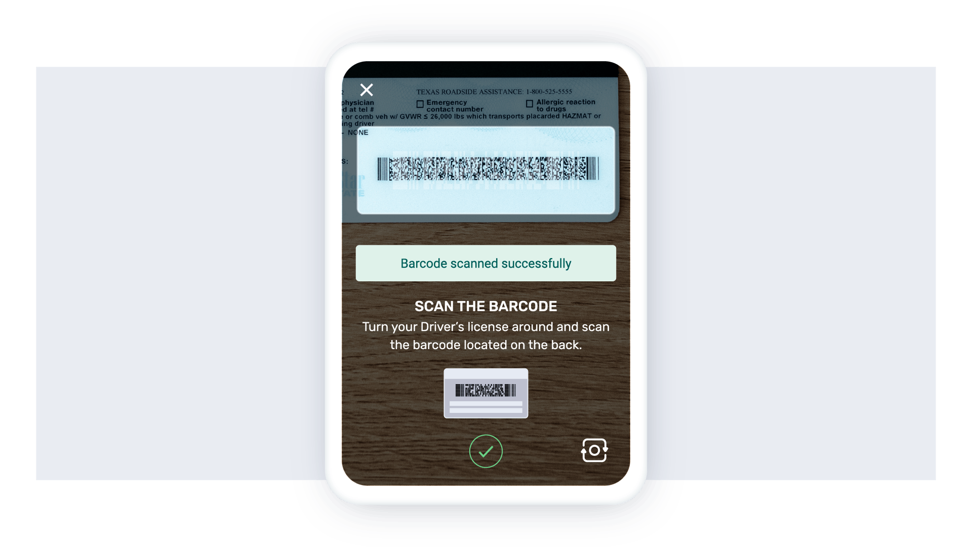 Veriff's Barcode Scanning Feature