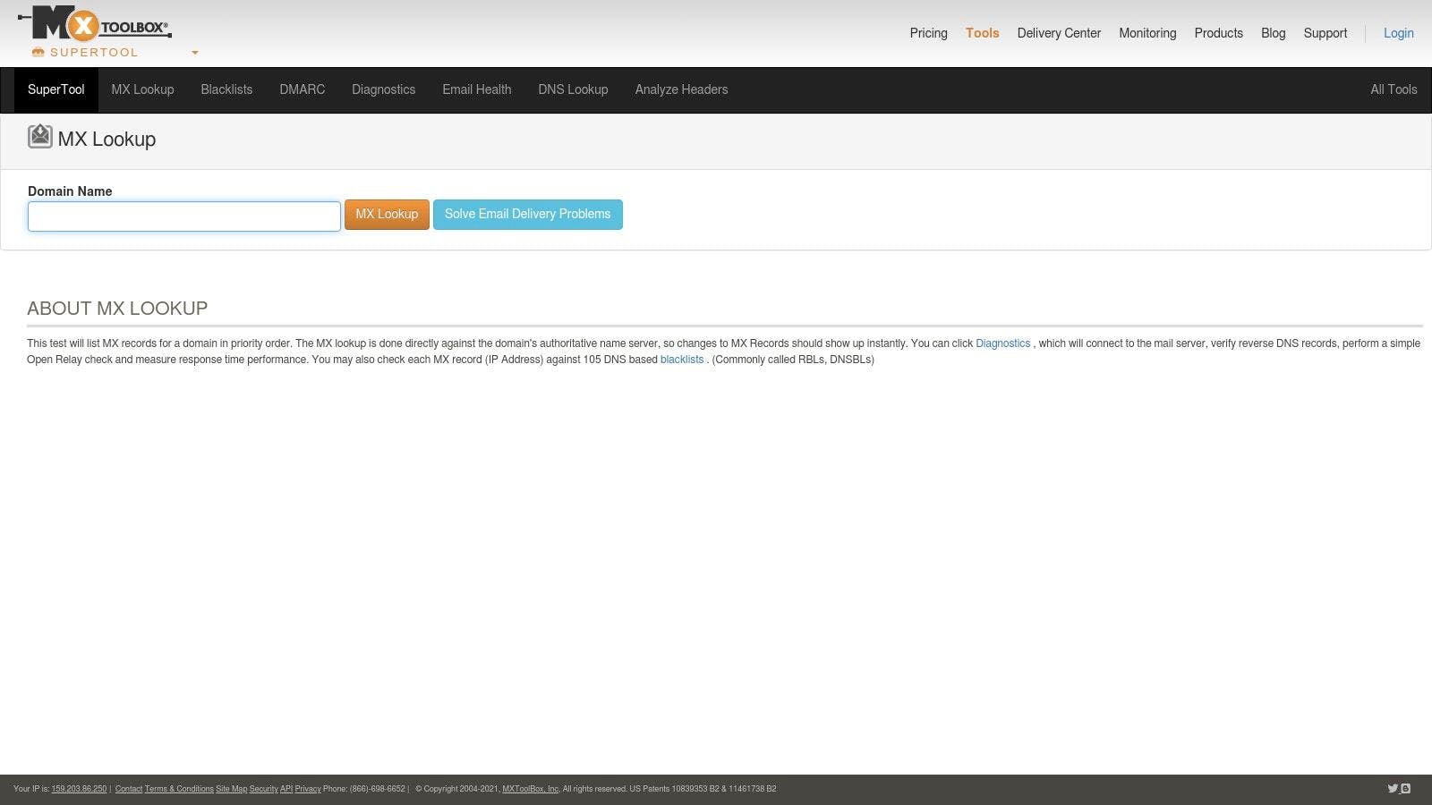 MxToolbox