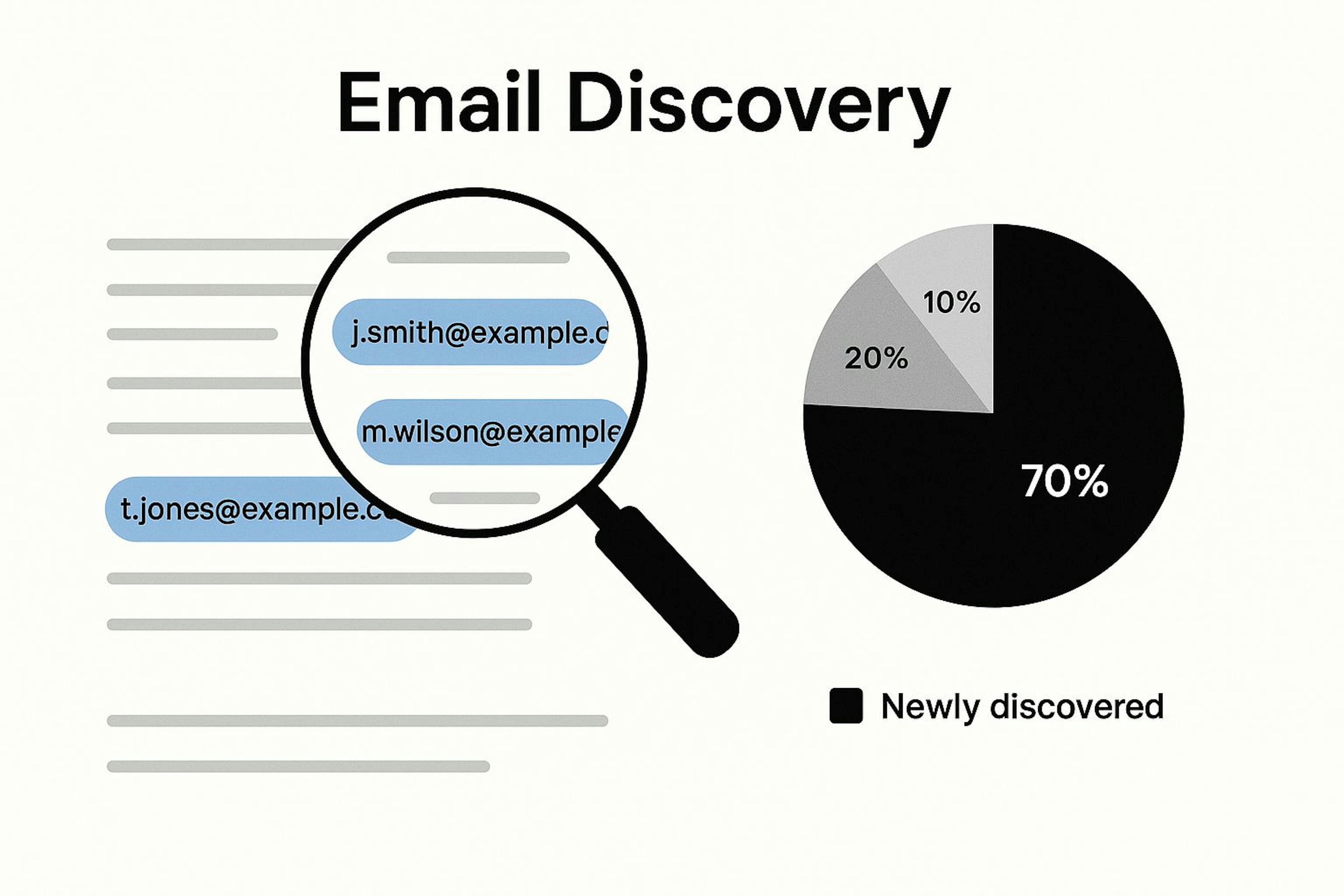 Infographic about extract email from text