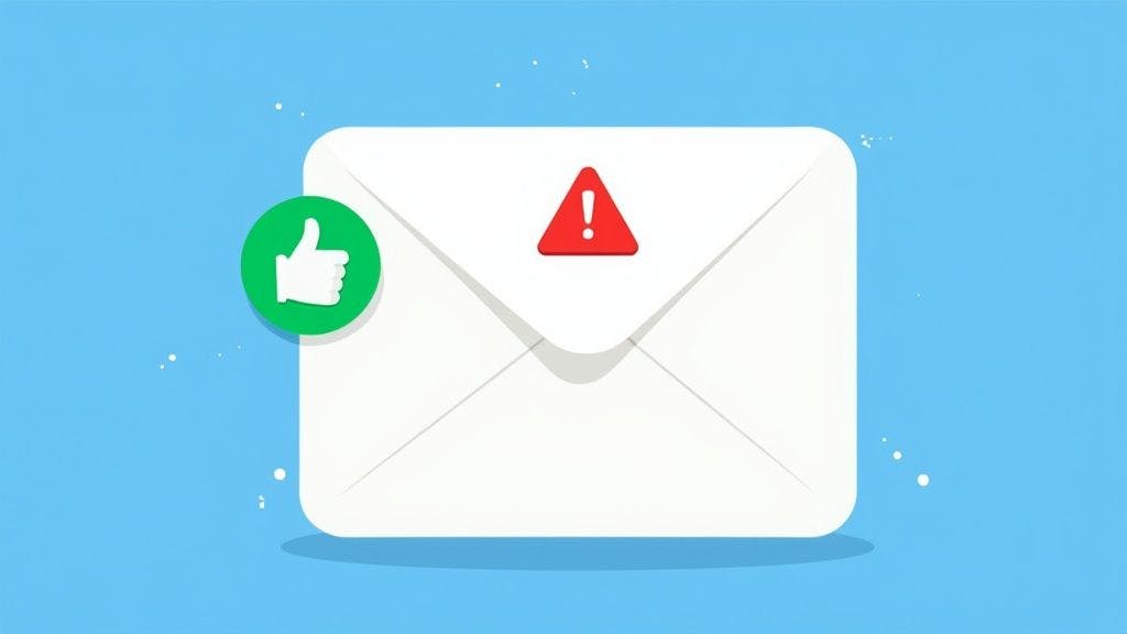 A dashboard from Postmark showing deliverability rates, spam complaints, and bounces.