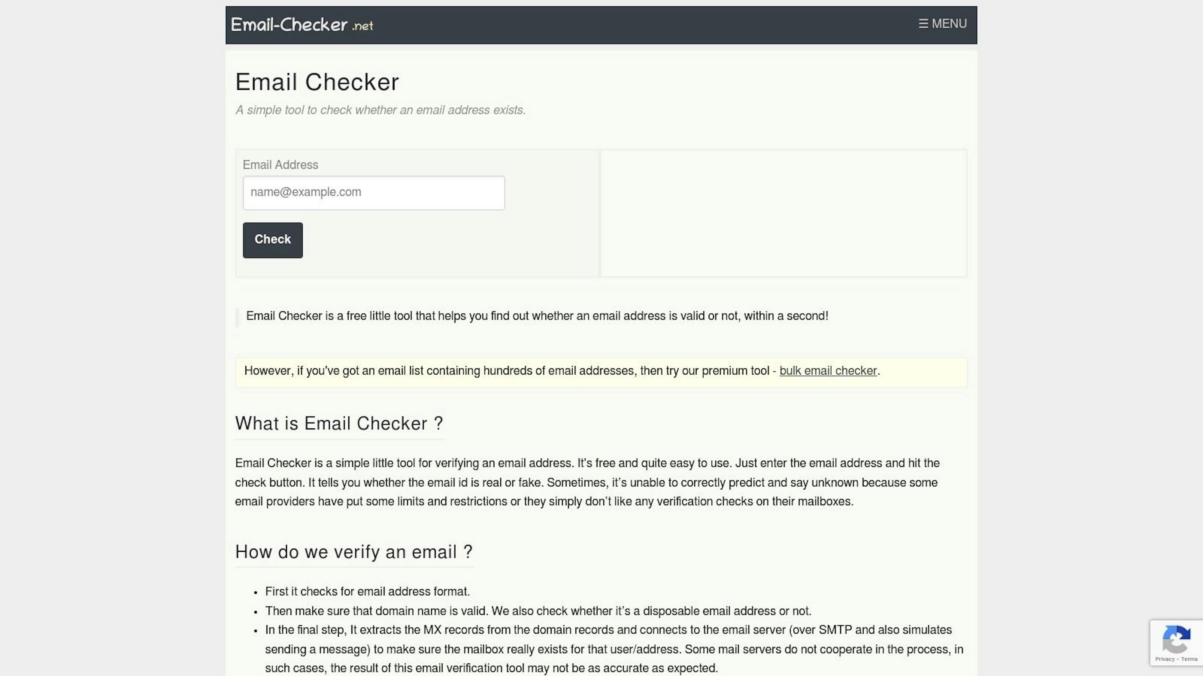 Email Checker