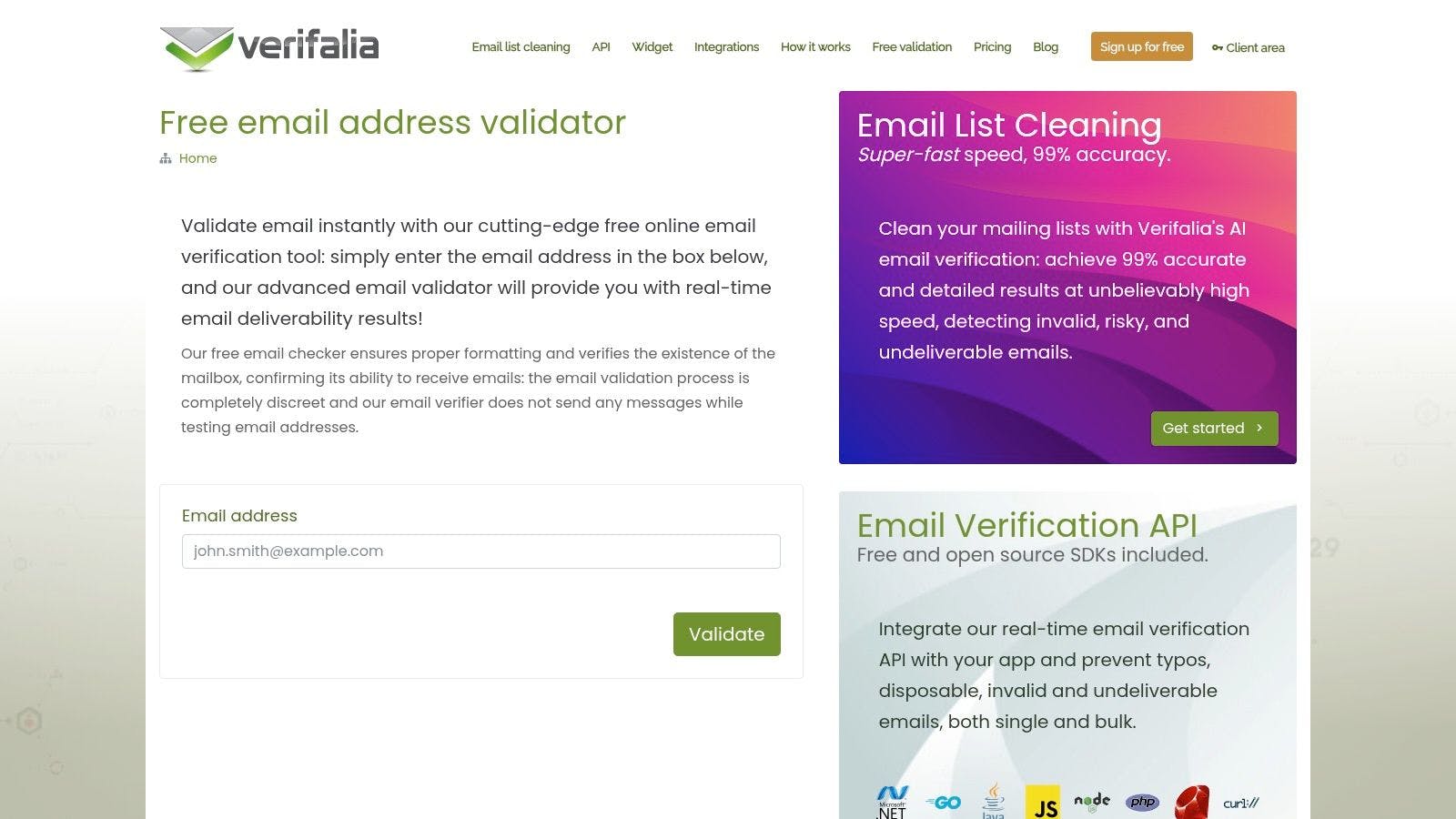 Verifalia