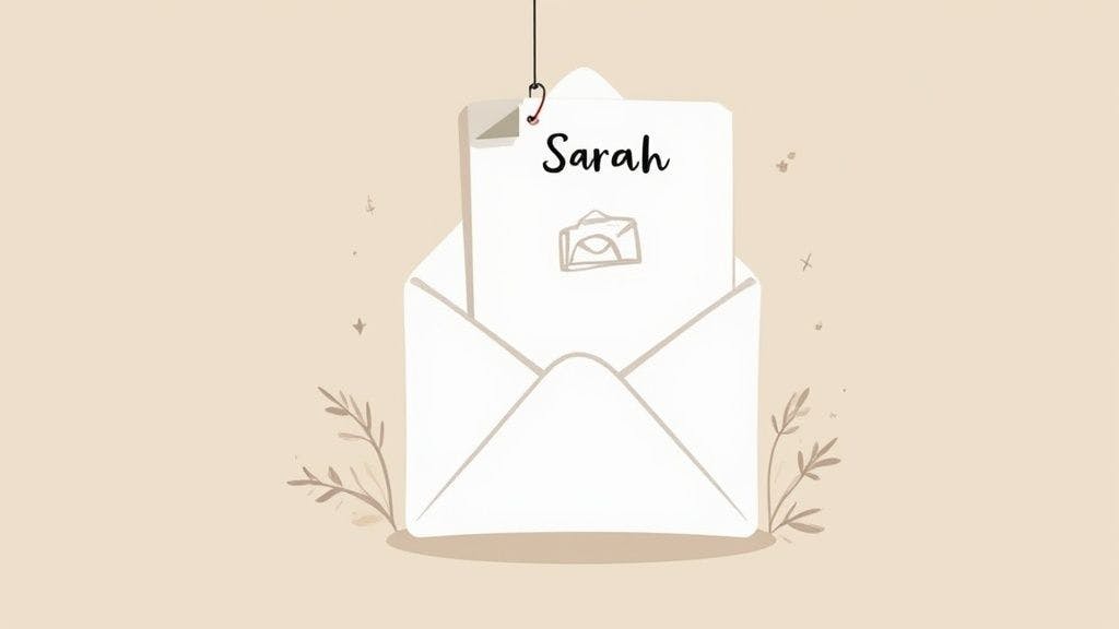 Personalize with Recipient's Name and Data