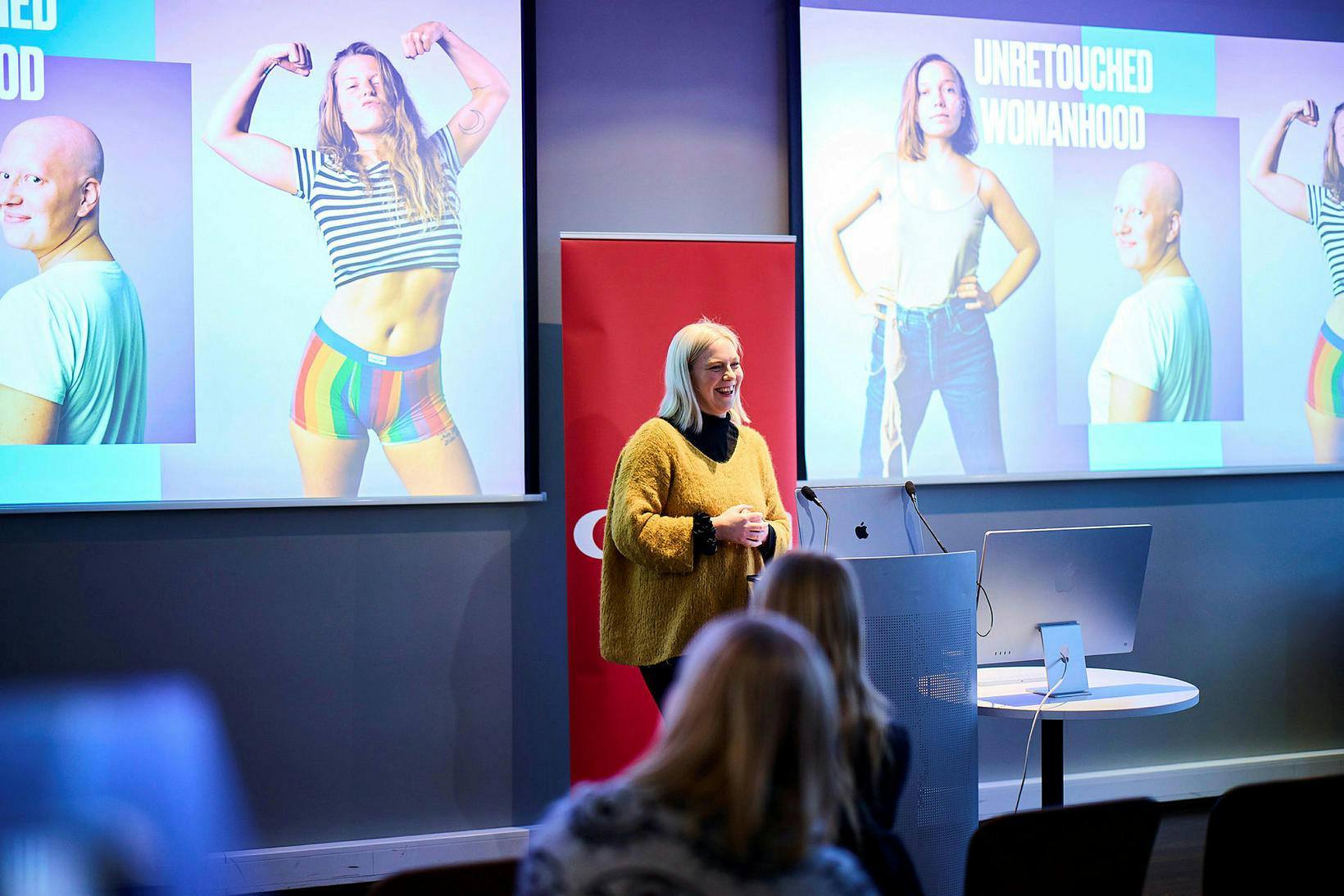 Iiris Sjöblad kom alla leið frá Finnlandi til að halda sitt erindi