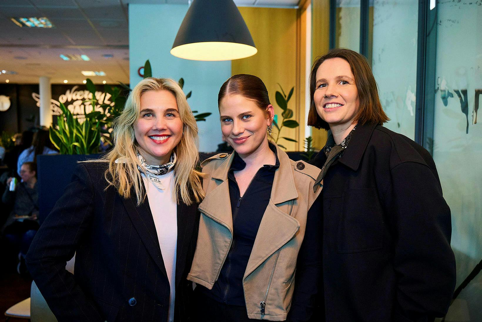 Íris Dögg, Elísabet Blöndal og Eva Jenný