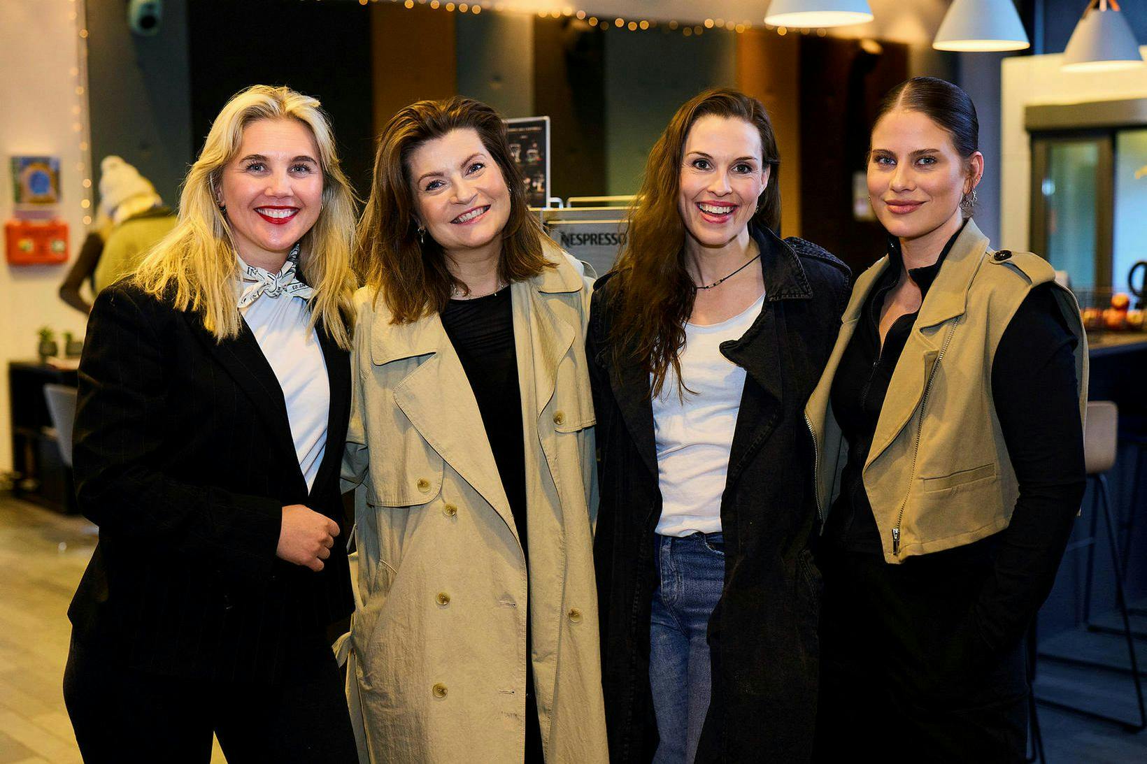 Íris Dögg, Aldís Pálsdóttir, María Kjartansdóttir og Elísabet Blöndal