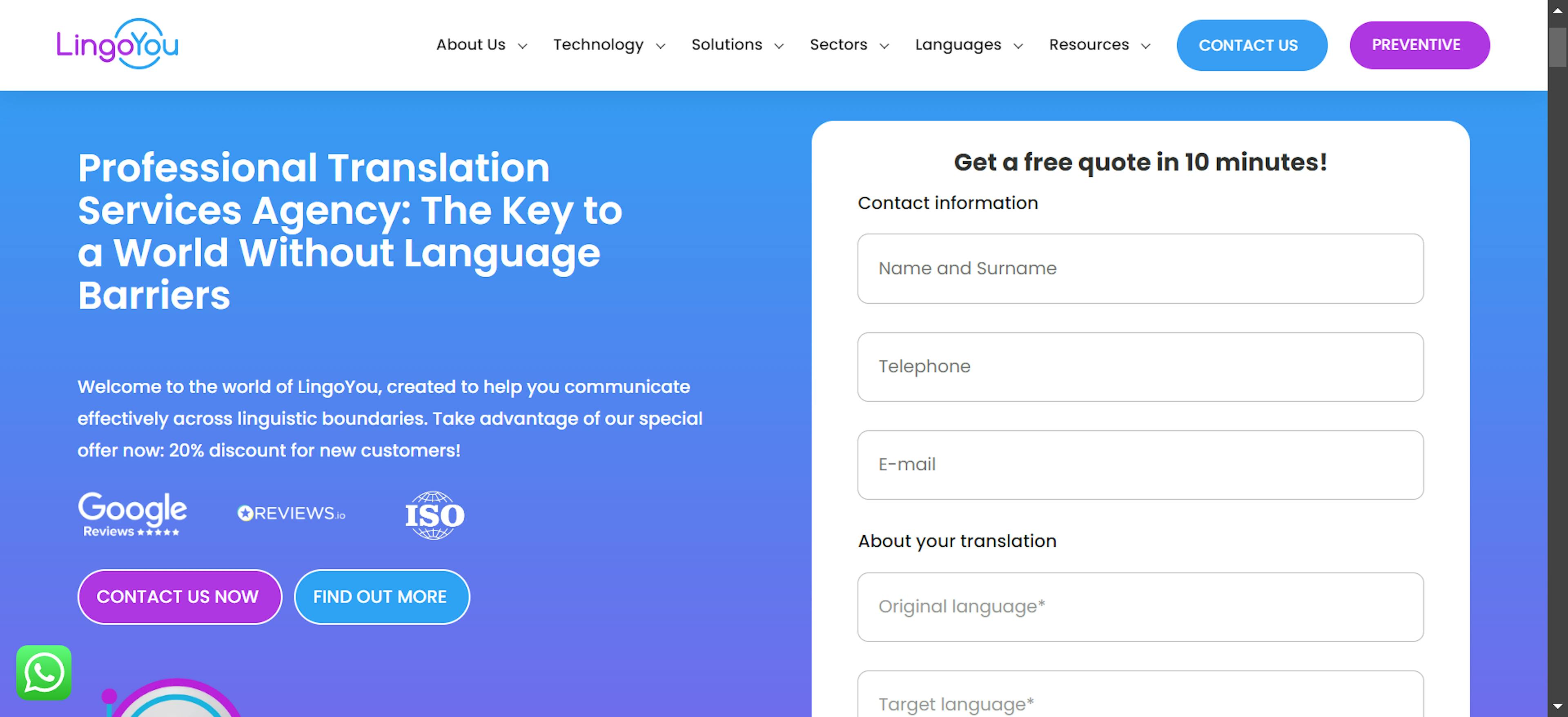 Lingo You Project