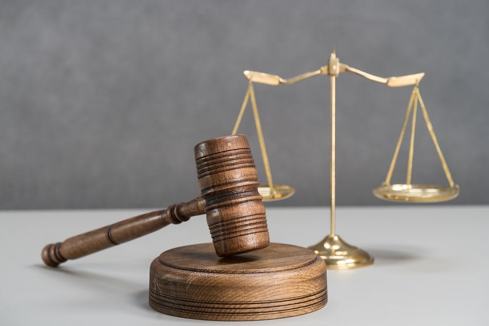 Judges Hammer With Scales