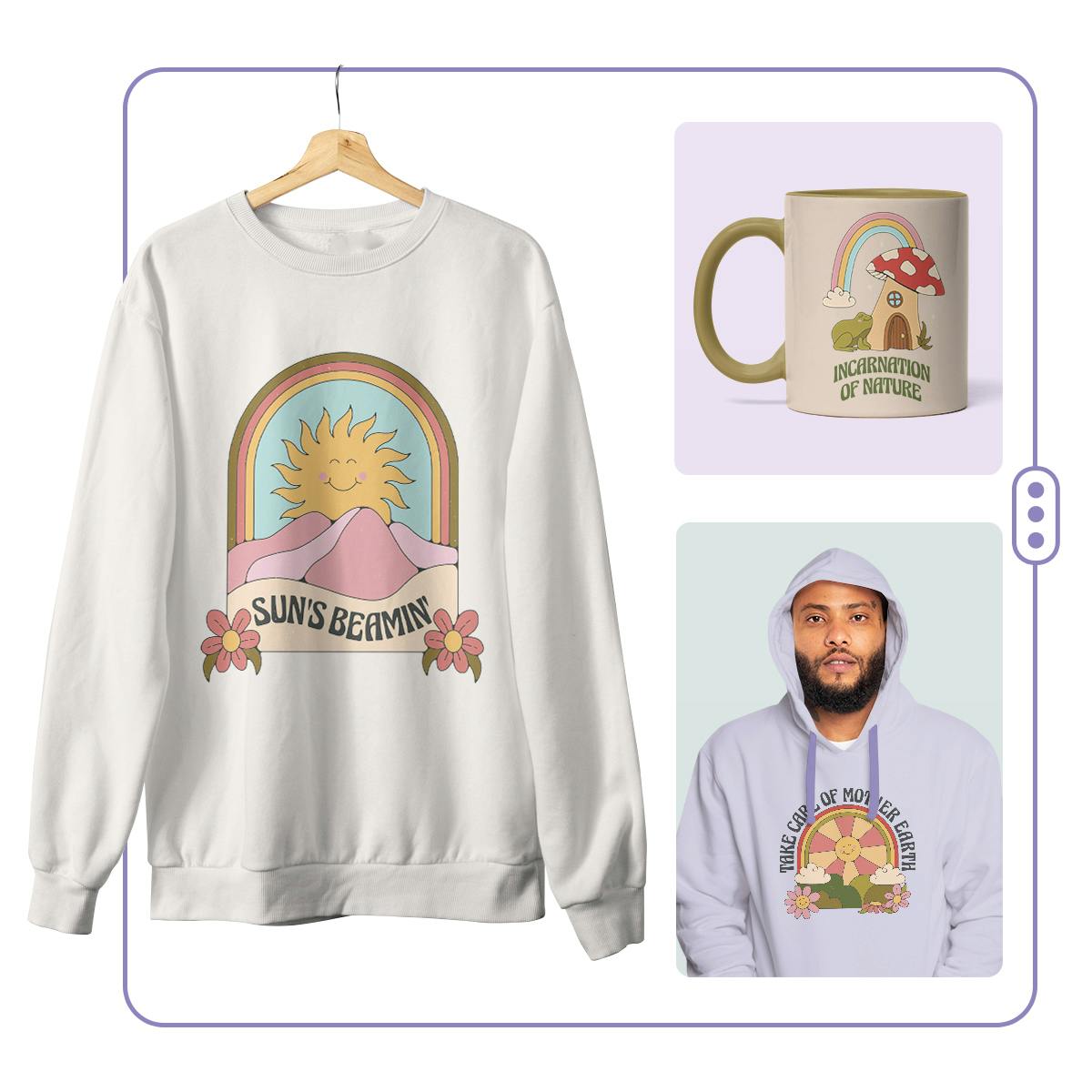 different merch products