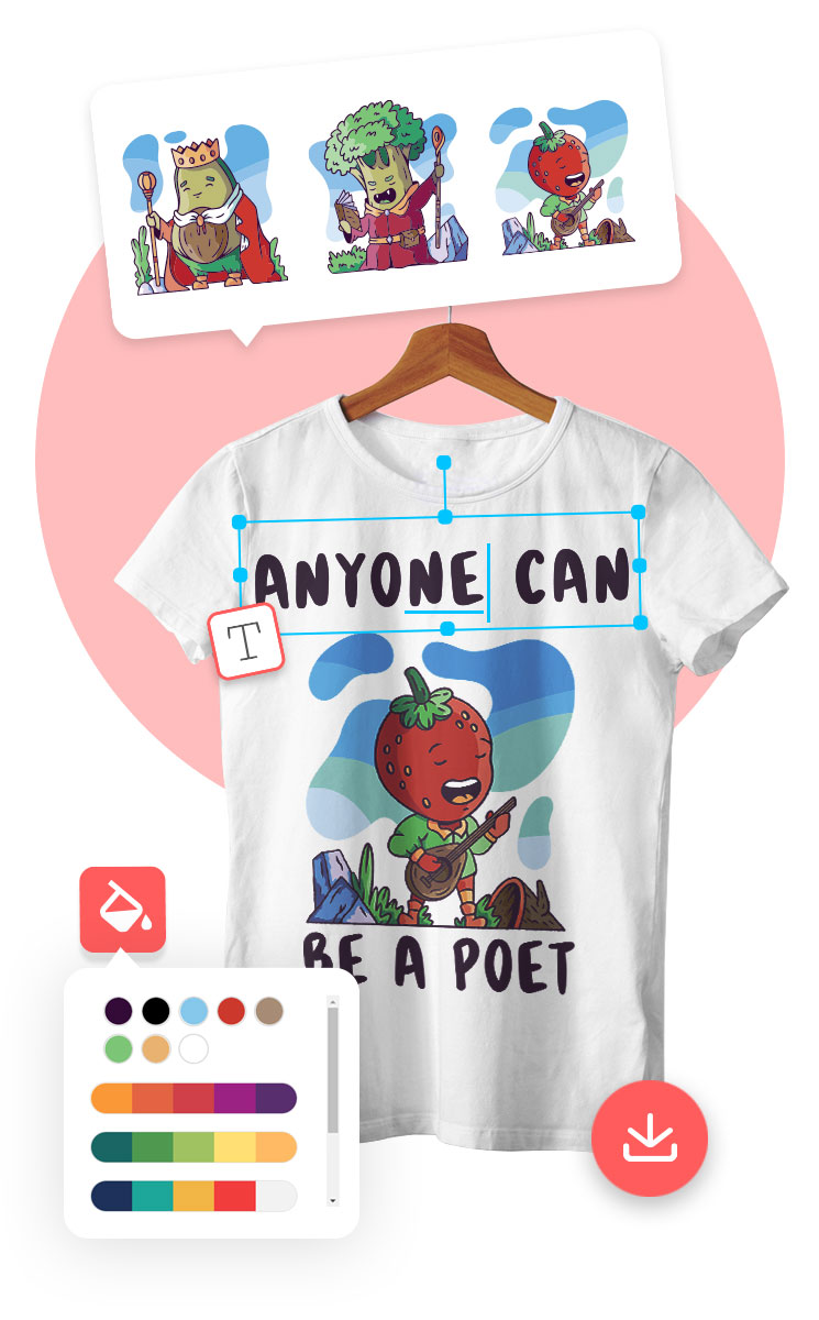 Create T-Shirt Designs for Merch 