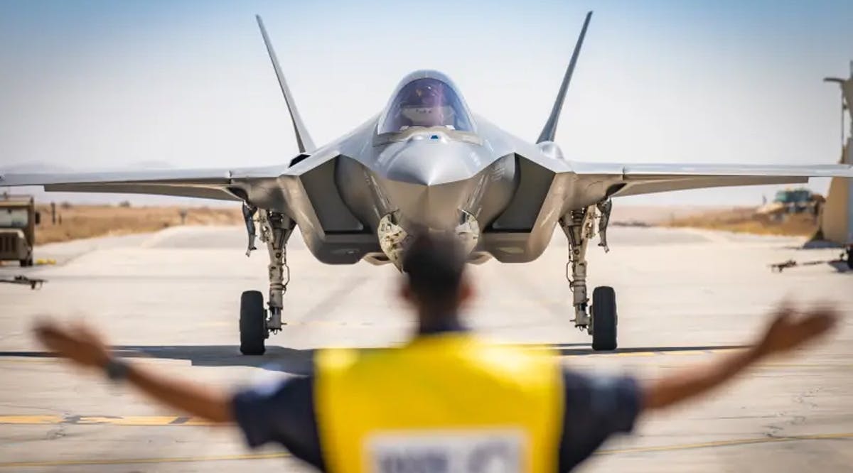 IAF's F-35i at a base in southern Israel