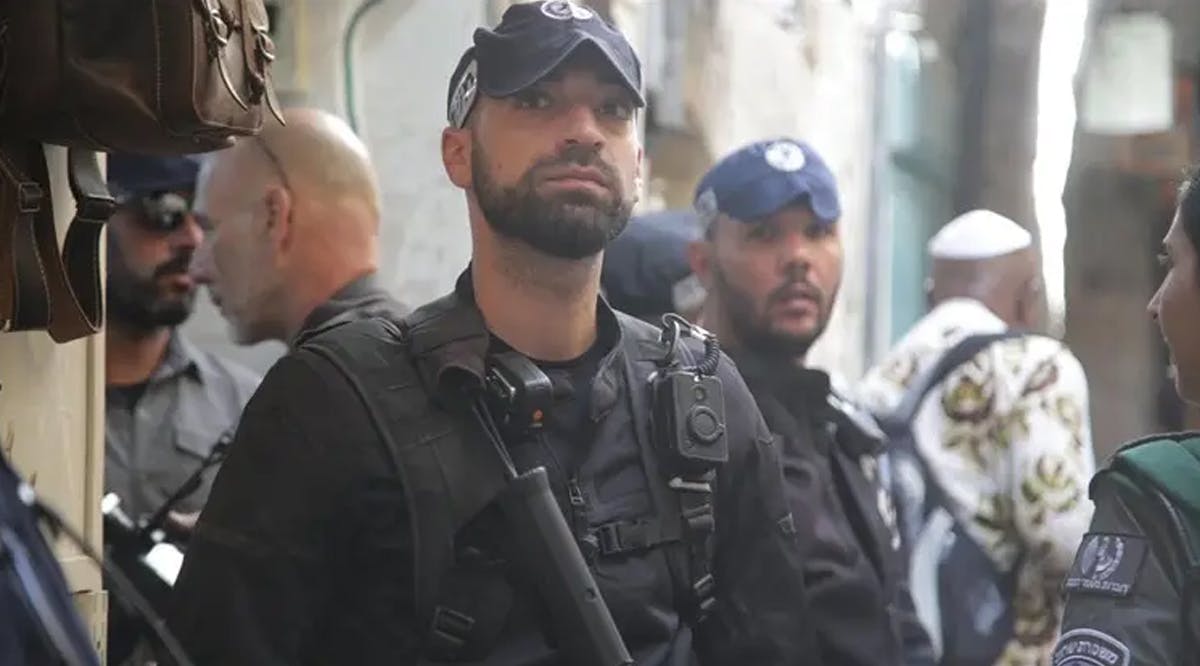Police officers on duty during holiday season