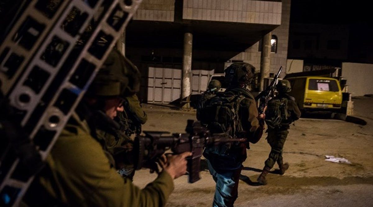 IDF soldiers operating in Shechem