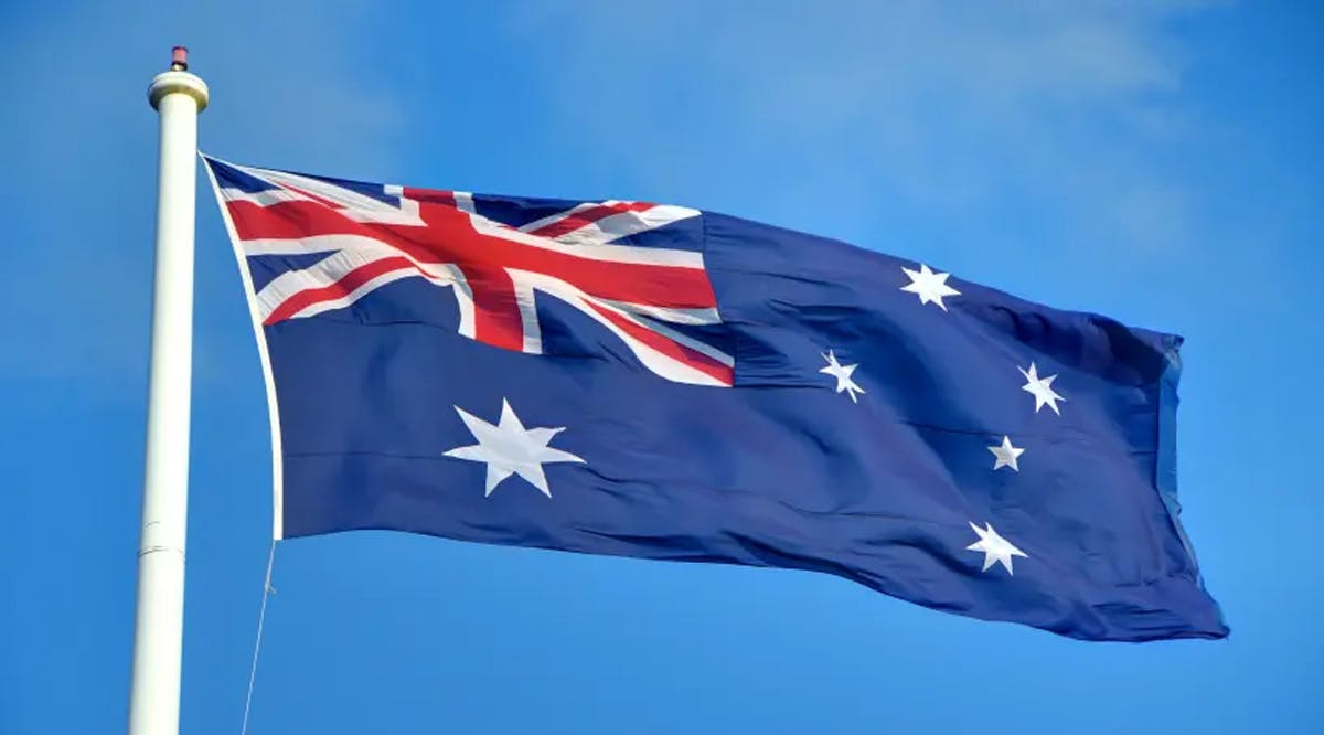 The Australian flag