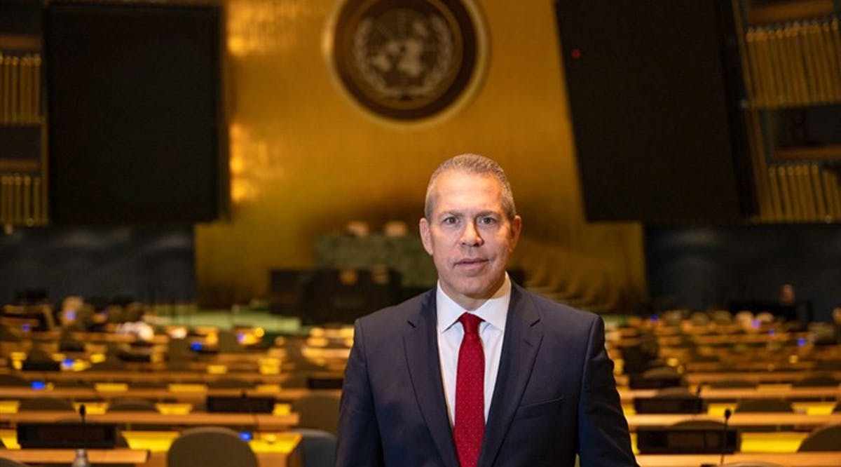 Israel’s Ambassador to the UN, Gilad Erdan