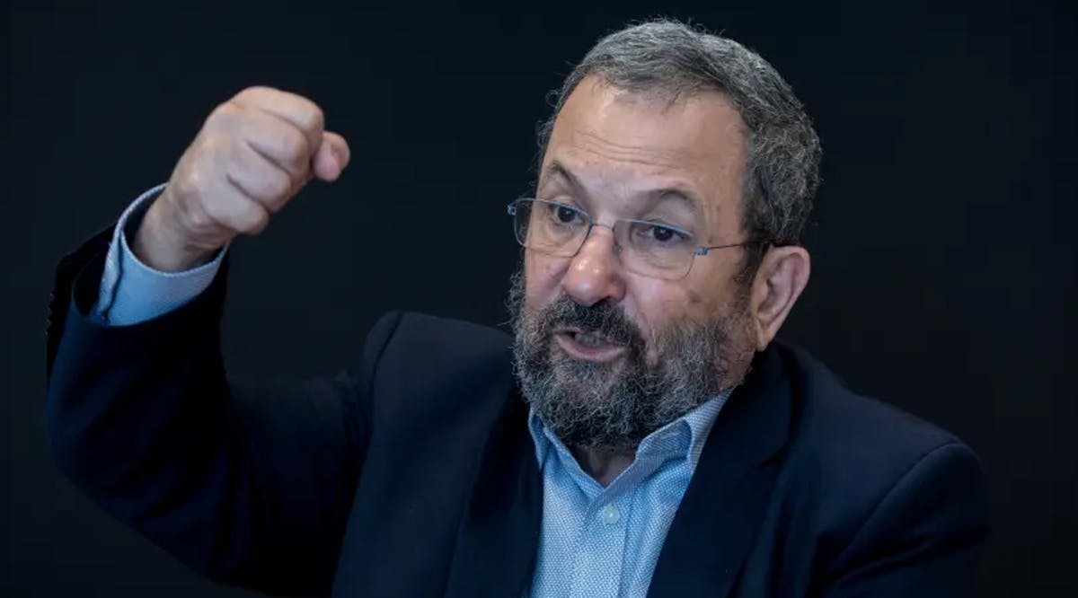 Former Israeli Prime Minister Ehud Barak