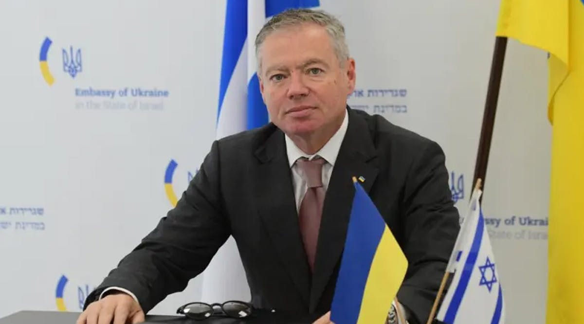 Ukraine’s Ambassador to Israel Yevgen Korniychuk