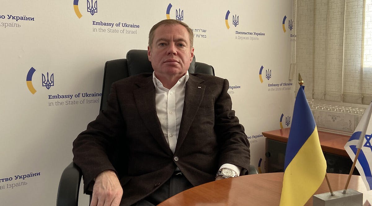 Ukrainian Ambassador to Israel Yevgen Korniychuk