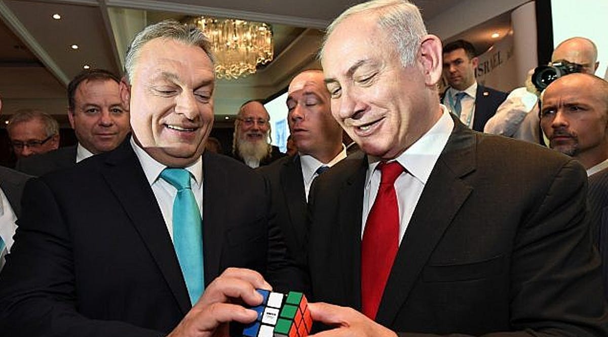 Prime Minister Benjamin Netanyahu and Hungarian Prime Minister Viktor Orban