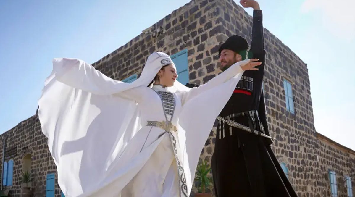Beautiful traditional Circassian dances have retained their importance for most of the community at weddings and social events as an opportunity for young people to meet