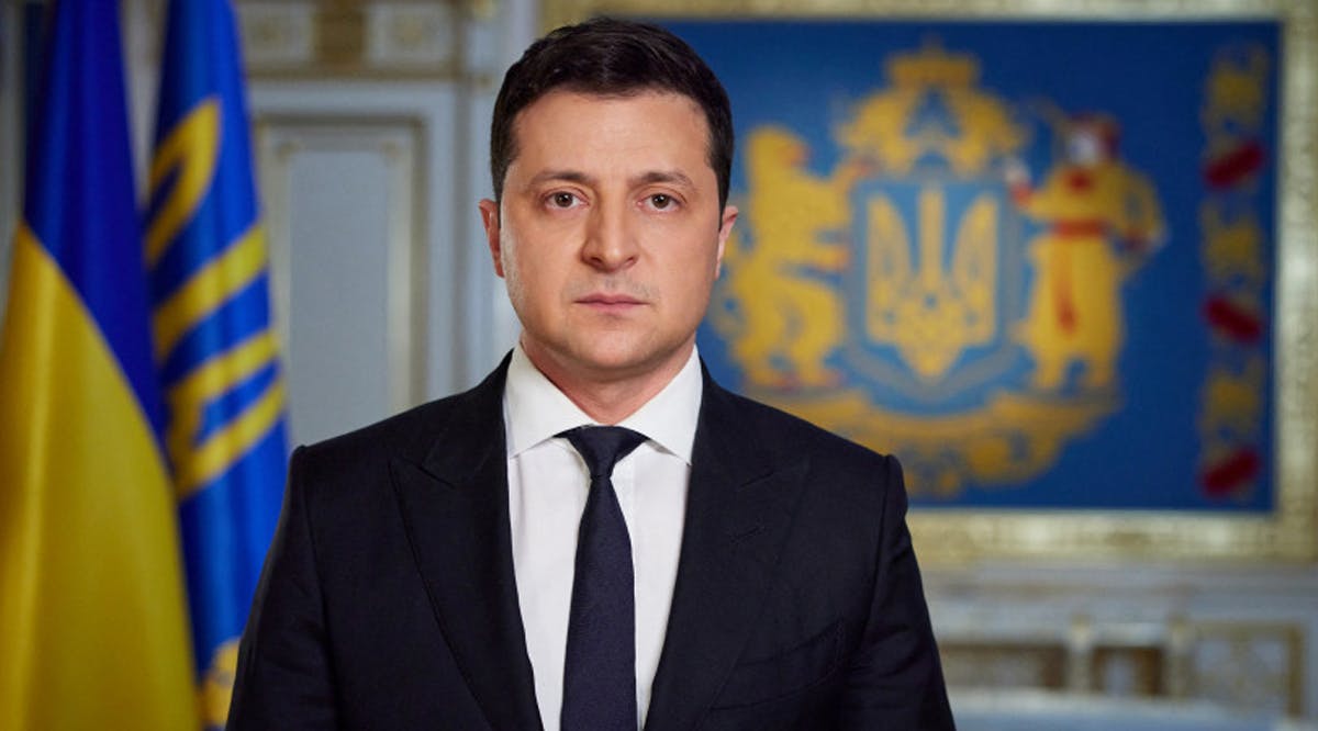 Ukrainian President Volodymyr Zelensky