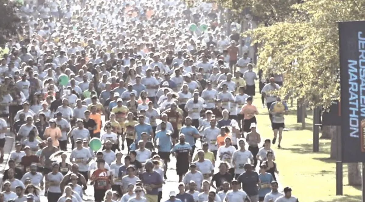 The Jerusalem Marathon always brings a crowd to the Israeli capital