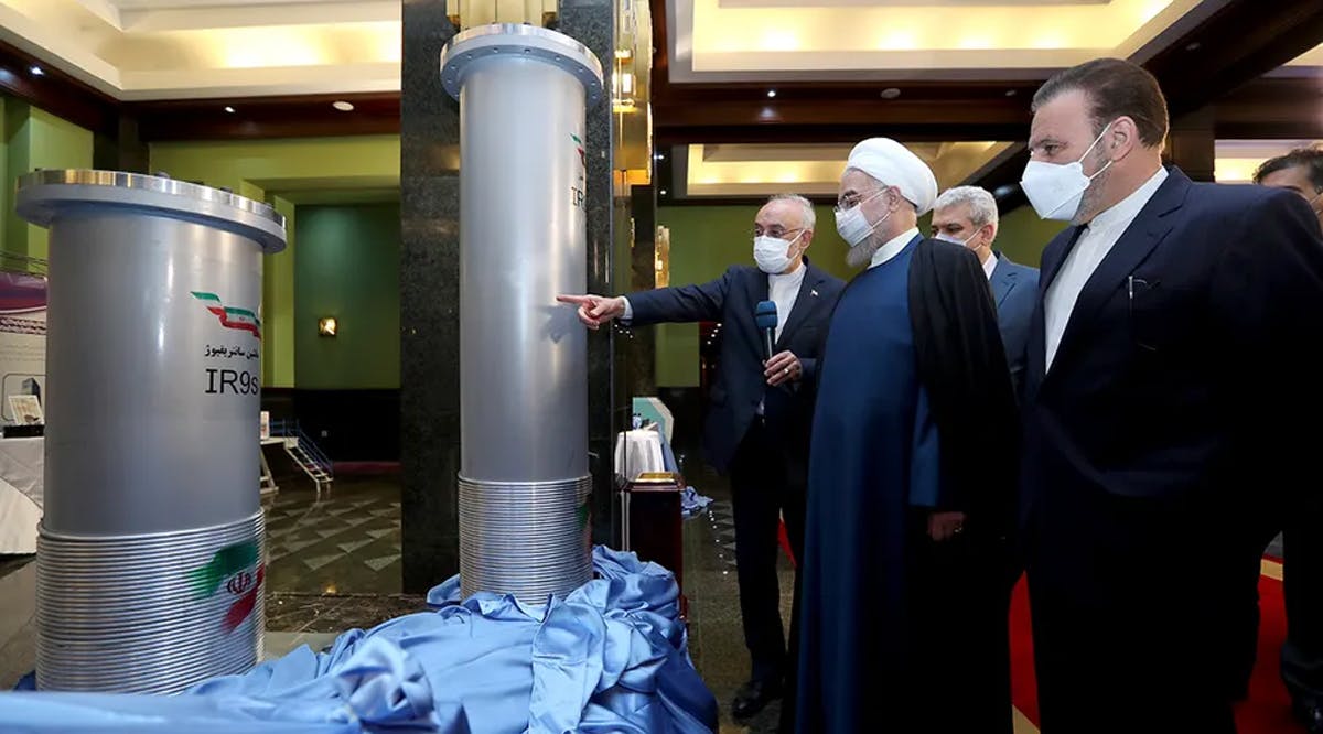 An exhibition of Iran's new nuclear achievements in Tehran