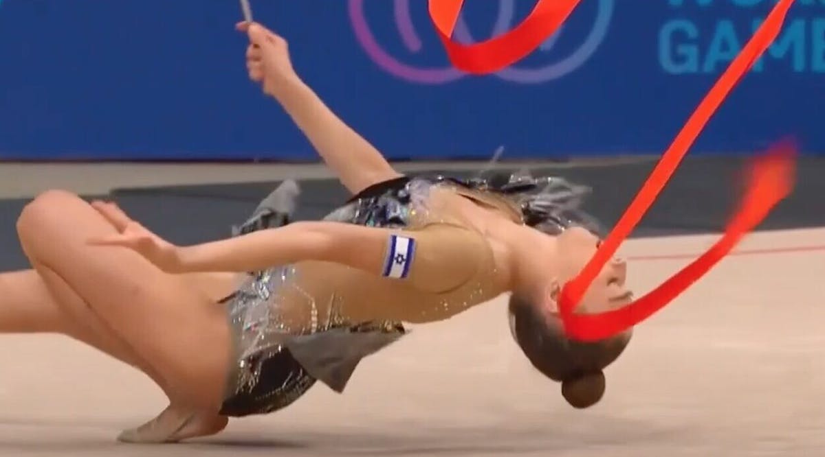 Israeli rhythmic gymnast Daria Atamanov