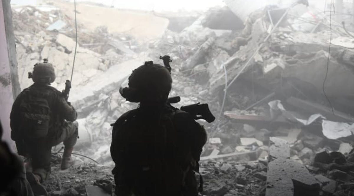 IDF soldiers operate in the Gaza Strip