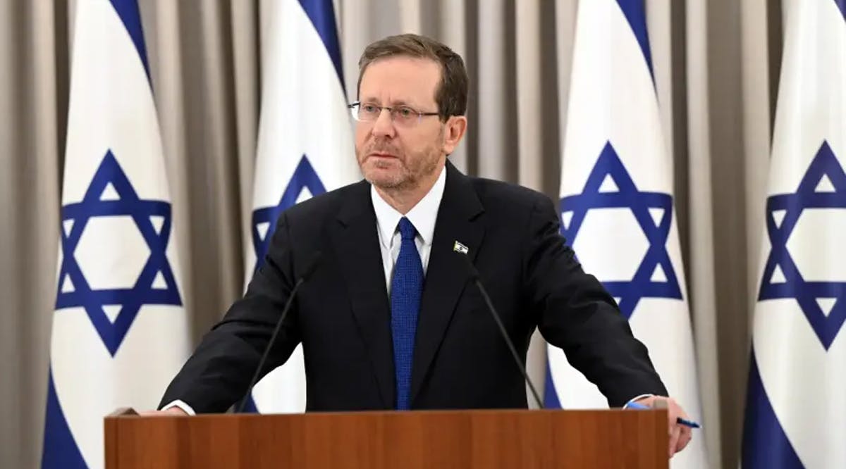 President Isaac Herzog speaks on Israel's judicial reform