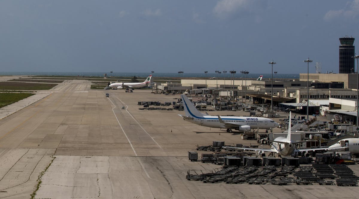 Rafik Hariri International Airport in Beirut, Lebanon