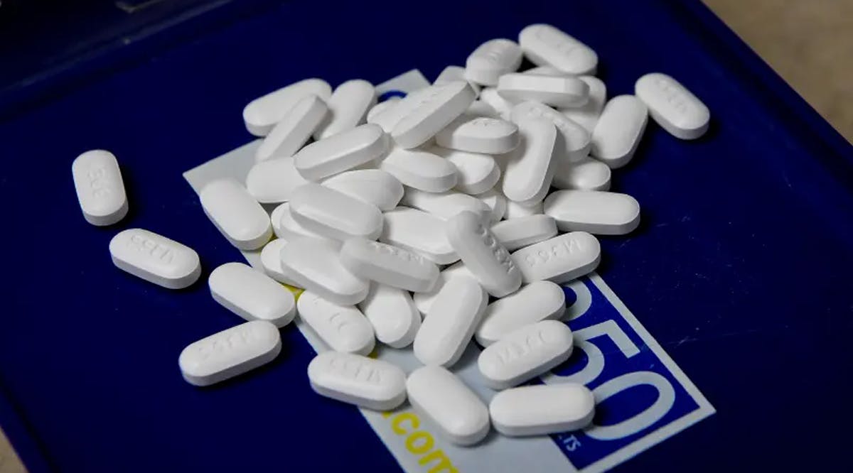 Tablets of the opioid-based Hydrocodone
