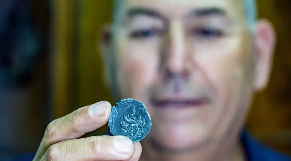 1,850-year-old bronze Roman coin found in Israel's waters