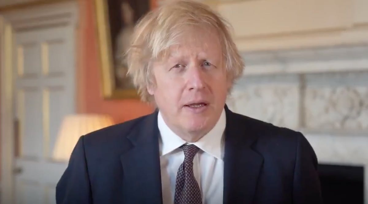 British Prime Minister Boris Johnson wished Jewish Britons a Happy Passover