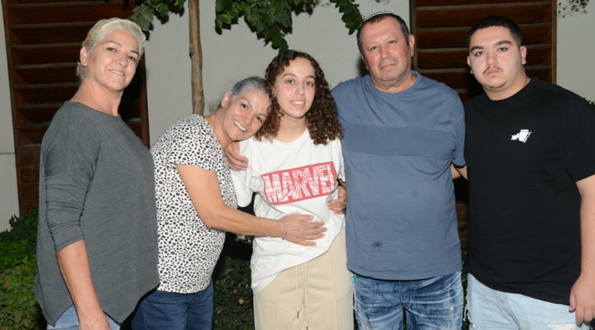 Private Ori Megidish has been reunited with her family