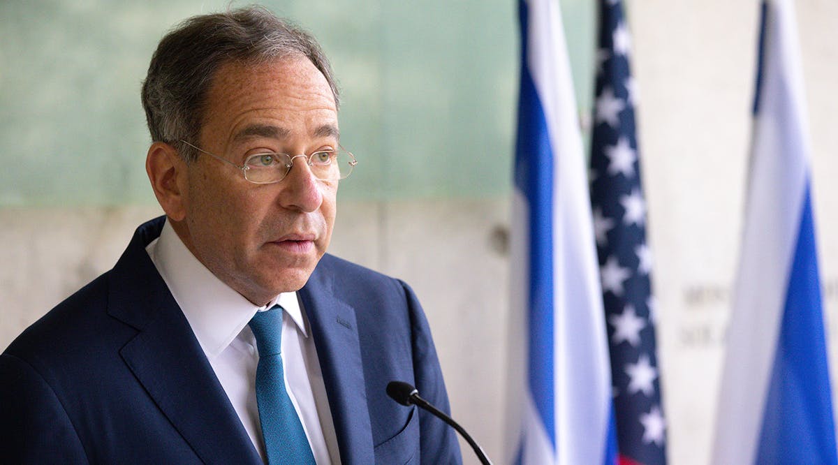 US Ambassador to Israel Thomas (Tom) Nides