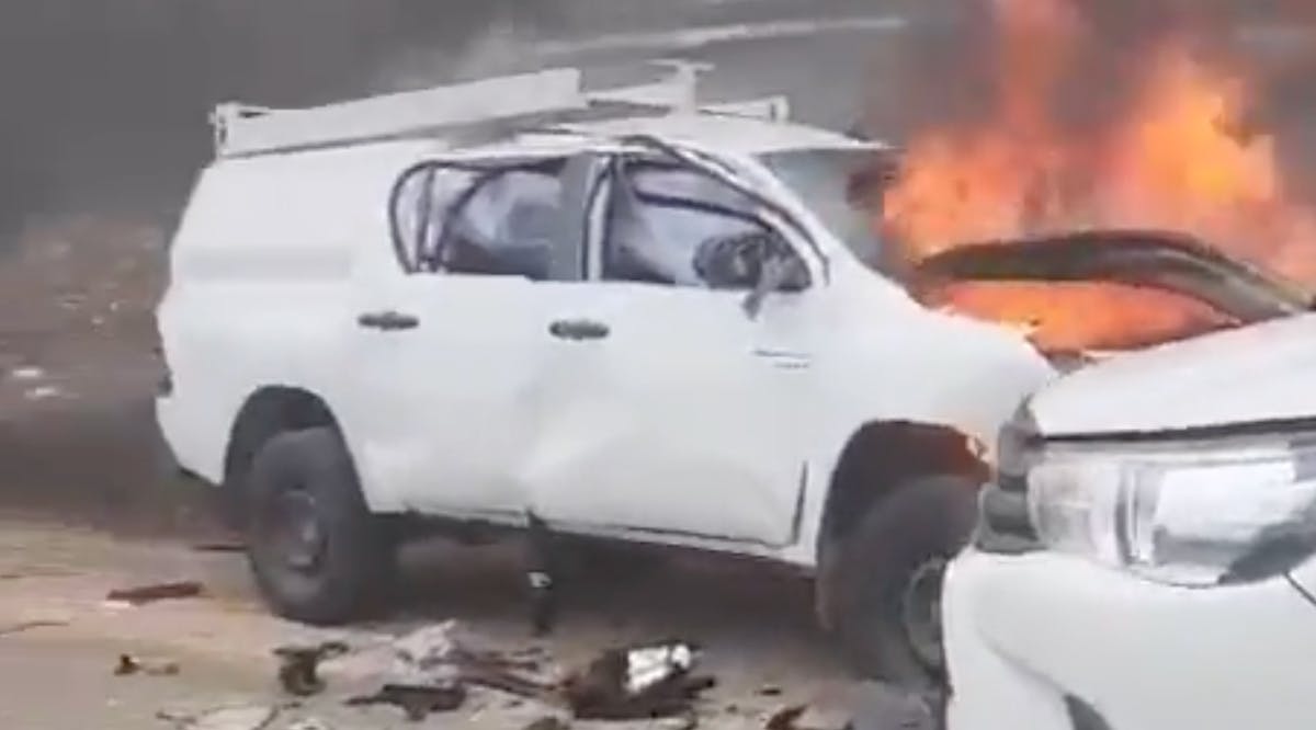 An anti-tank guided missile was fired from Lebanon toward northern Israel