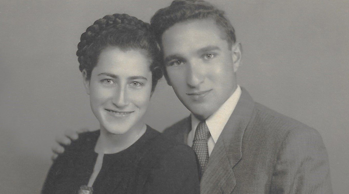 Dov Broder and his wife Batya, circa 1947