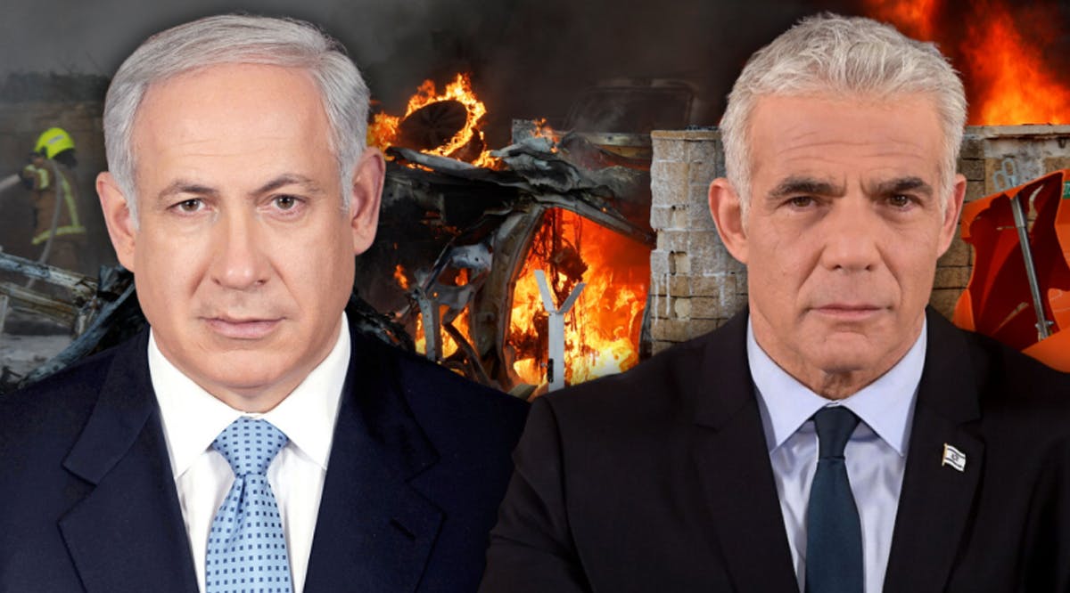 Prime Minister Benjamin Netanyahu extended an invitation to opposition leader Yair Lapid and former defense minister Benny Gantz