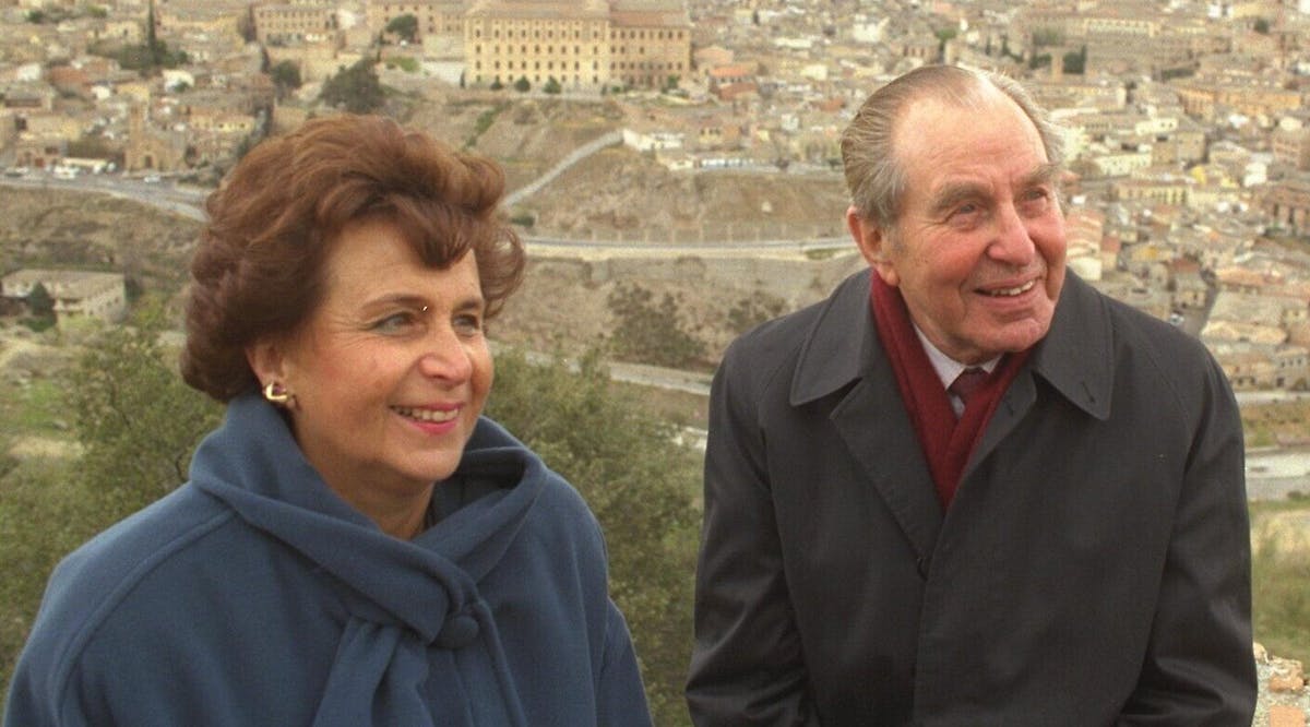 President Chaim Herzog and his wife Aura