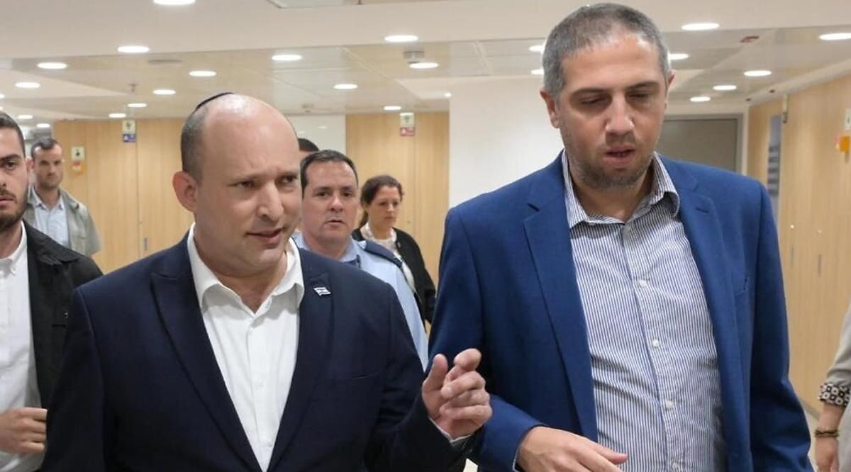 Prime Minister Naftali Bennett and chief of staff Tal Gan-Tzvi