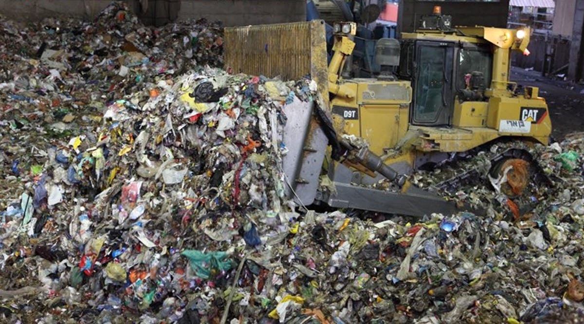 Hiriya Landfill Restoration Project, located southeast of Tel Aviv