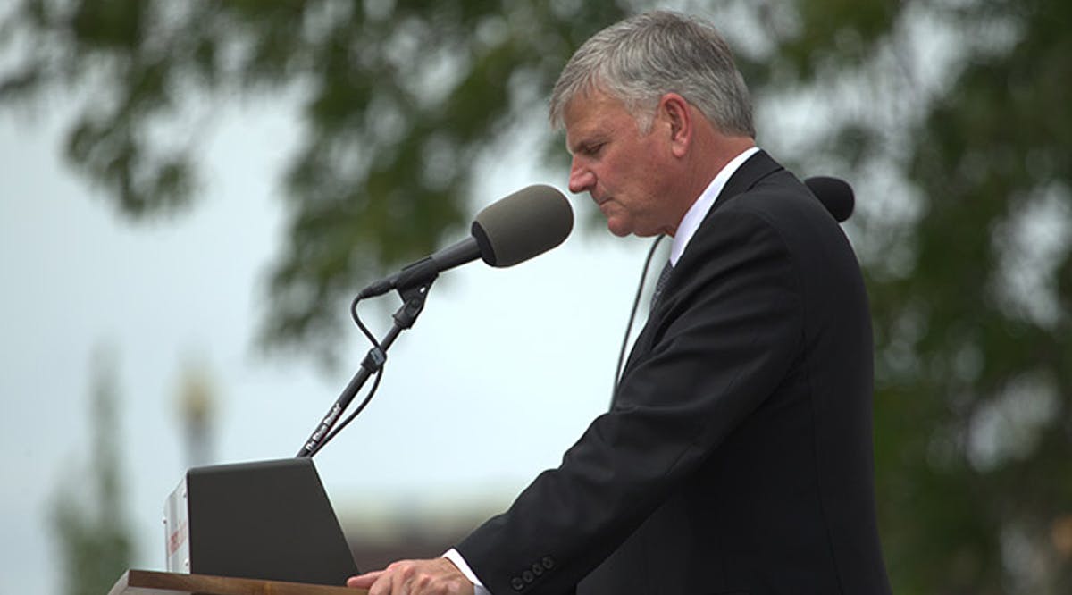 Franklin Graham has asked anyone watching to be in prayer for Ukraine