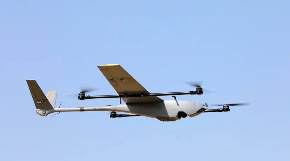 A drone during an Iranian Army exercise 