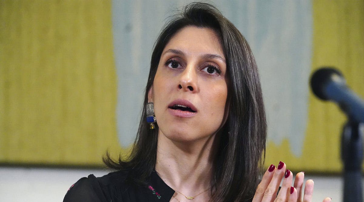 Nazanin Zaghari-Ratcliffe speaks during a press conference following her release from detention in Iran