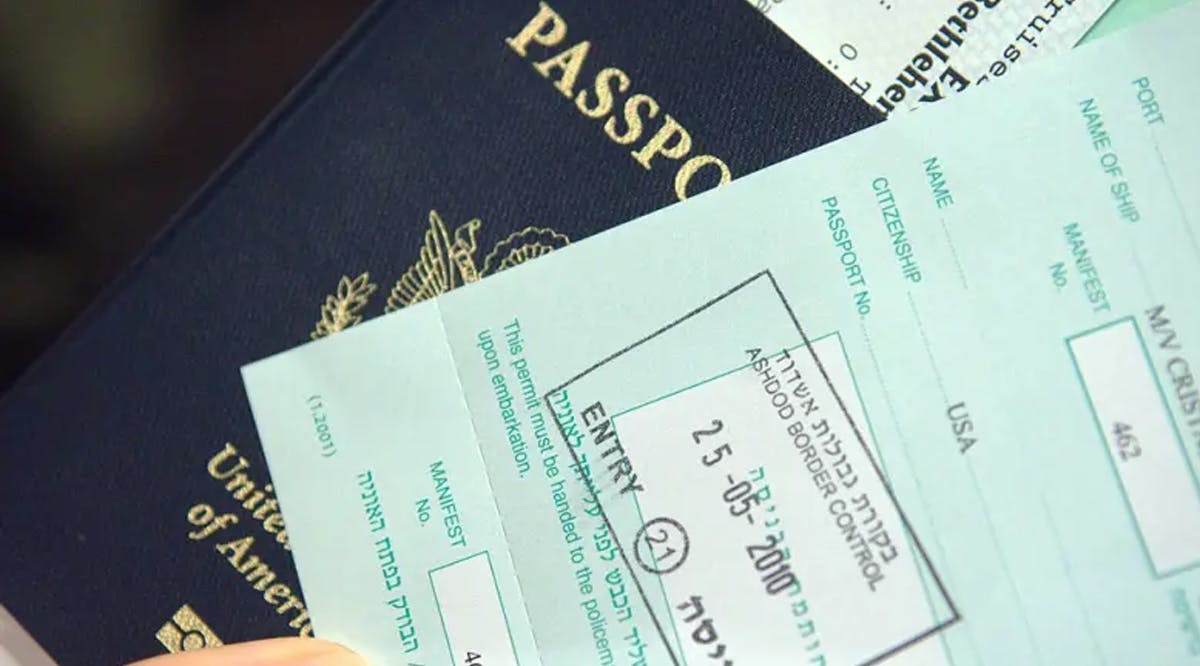 Israeli entry visa