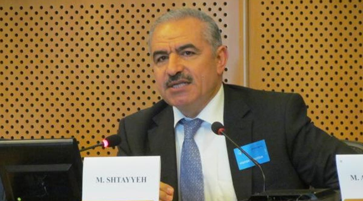 Palestinian Authority Prime Minister Mohammad Shtayyeh 