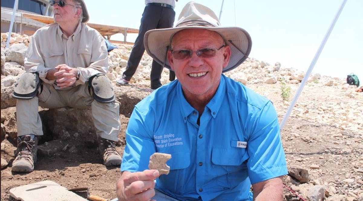 Dr. Scott Stripling, head of the current excavation at biblical Shiloh