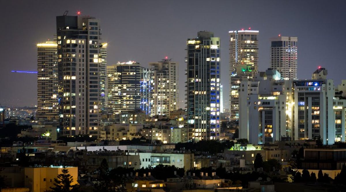 Tel Aviv at night