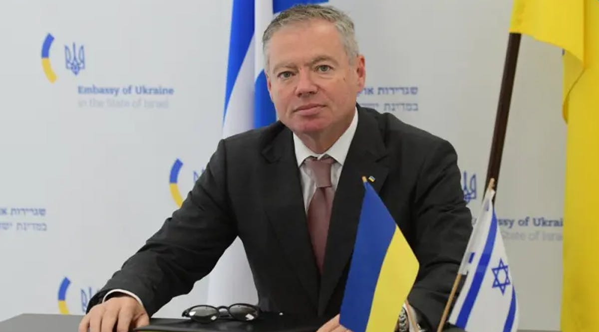 Ukraine’s Ambassador to Israel Yevgen Korniychuk